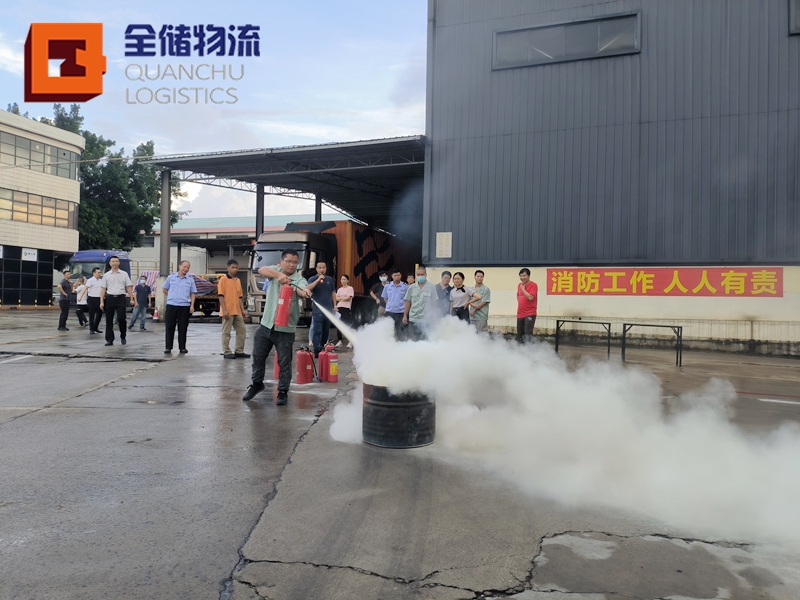佛山仓储物流园消防清静演习