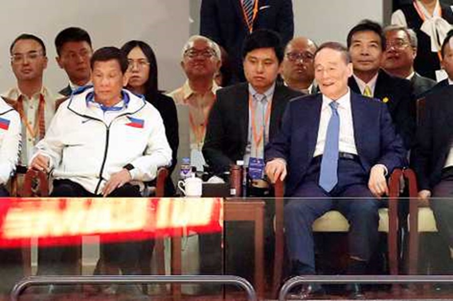 王岐山与杜特尔特 王岐山与杜特尔特