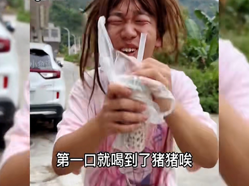 第一口就喝到了猪猪 第一口就喝到了猪猪