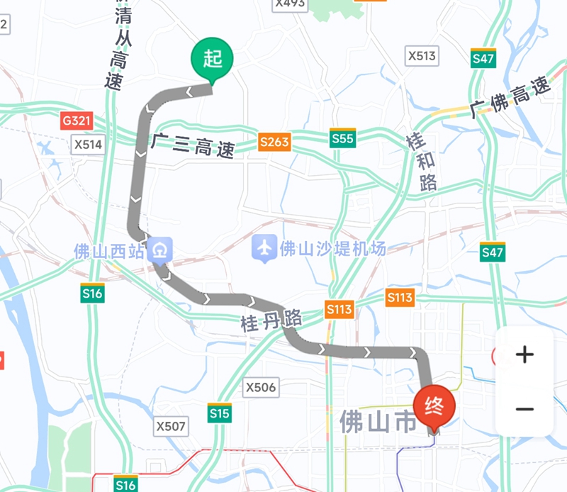 佛山3号线地铁后通段 佛山3号线地铁后通段