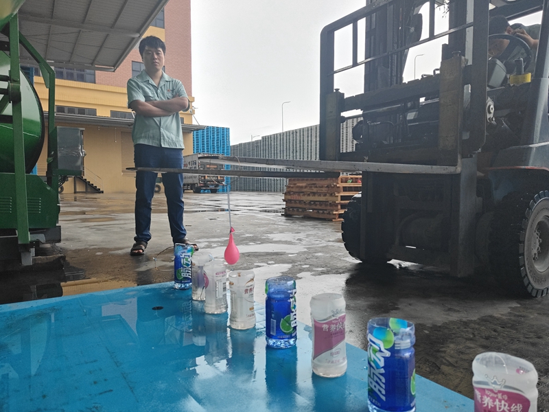 叉车水球精准投放赛 叉车水球精准投放赛